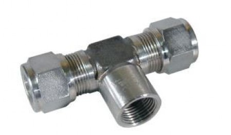 TEE OD LATERAIS FÊMEA CENTRAL INOX 316