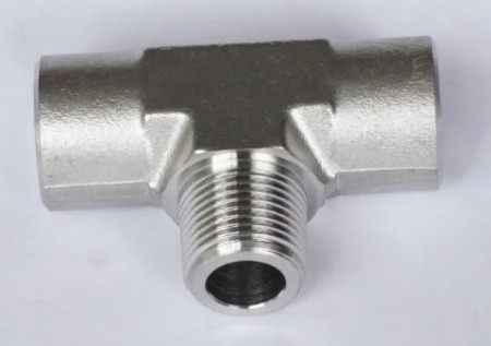 TEE  MACHO ROSCA CENTRAL LATERAIS FÊMEA INOX 316