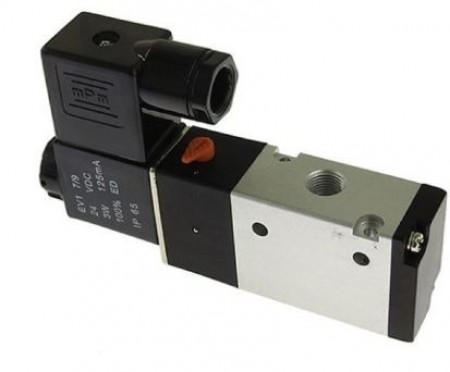 VÁLVULA PNEUMÁTICA SIMPLES SOLENOIDE 3/2 VIAS