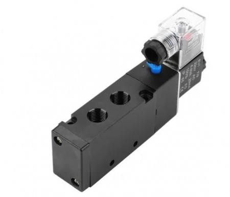 VÁLVULA SIMPLES SOLENOIDE 5/2 VIAS 1/4 PR