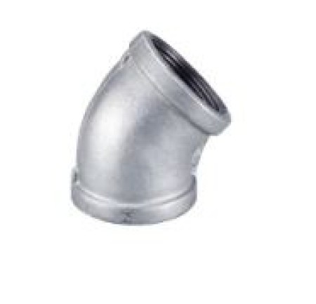 COTOVELO 45º GALVANIZADO 150 LIBRAS