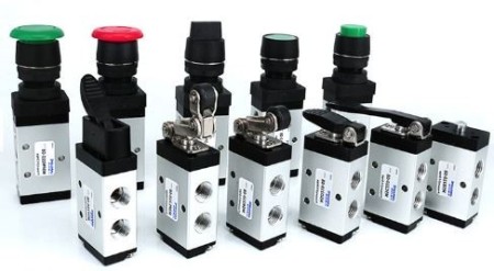 VÁLVULA M5 SÉRIE DE PEÇA PNEUMÁTICA, VÁLVULA DE CONTROLE MECANICA - Image 2