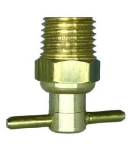 PURGADOR DRENO ROSCA 1/4" NPT EM LATAO COM PINO - Image 2